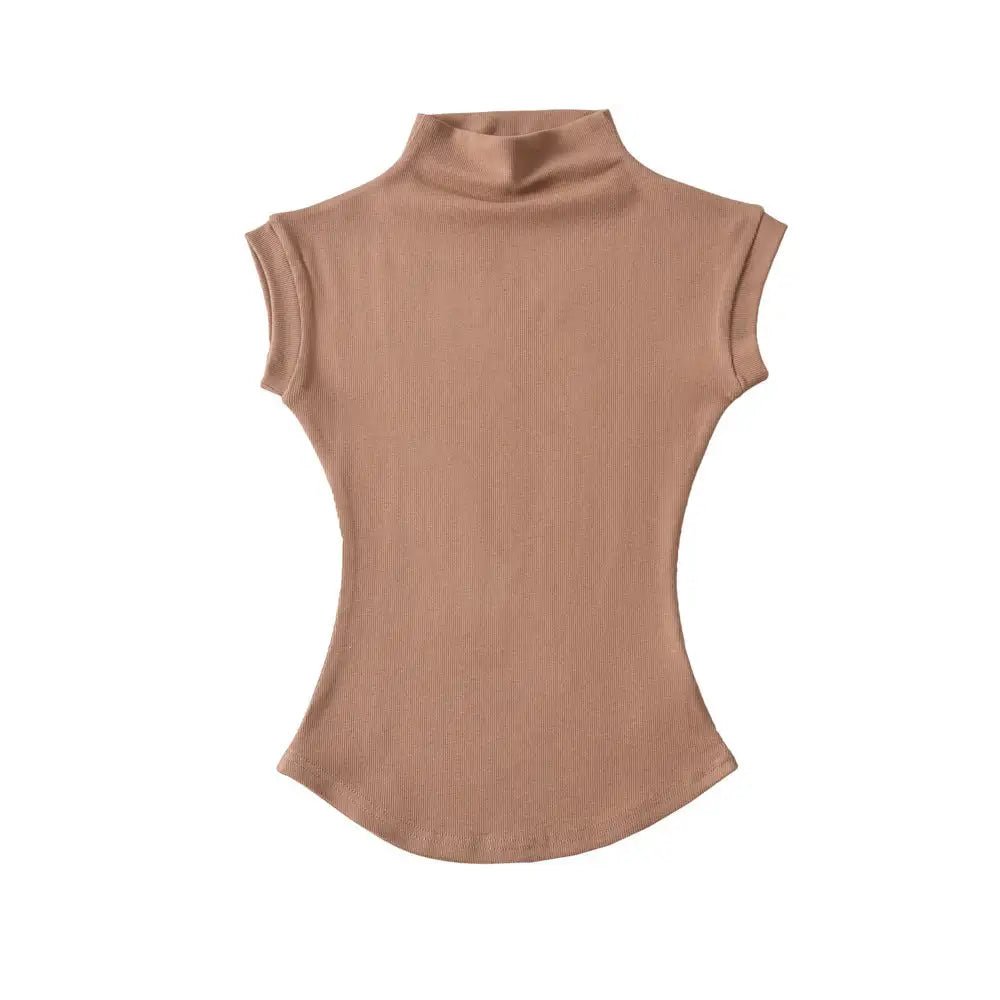 Women's Half Turtleneck Top - Jaazi Intl