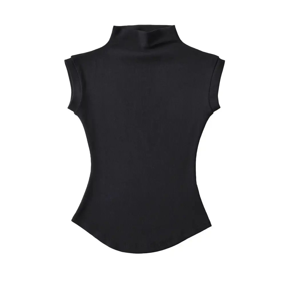 Women's Half Turtleneck Top - Jaazi Intl