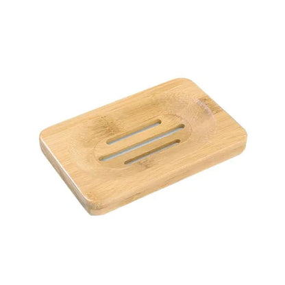 Wooden Bamboo Soap Dish - Jaazi Intl