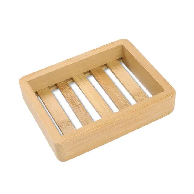 Wooden Bamboo Soap Dish - Jaazi Intl