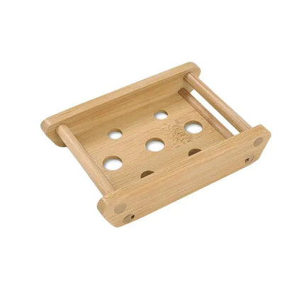 Wooden Bamboo Soap Dish - Jaazi Intl