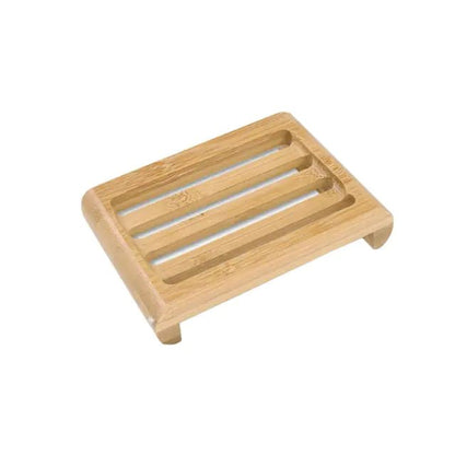 Wooden Bamboo Soap Dish - Jaazi Intl