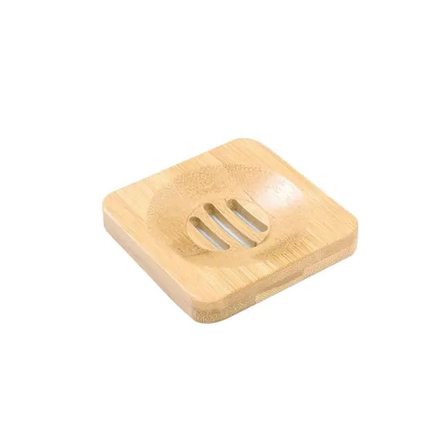 Wooden Bamboo Soap Dish - Jaazi Intl