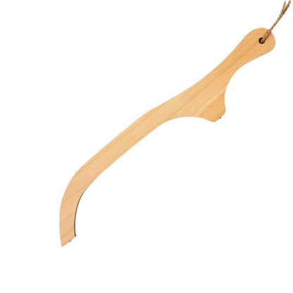 Wooden Bread Slicing Knife With Serrated Teeth - Jaazi Intl