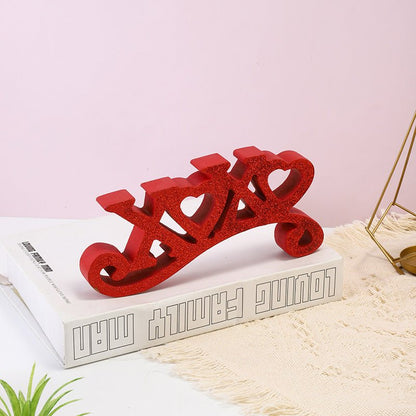 Wooden Decoration Atmosphere English Alphabet Ornament - Jaazi Intl