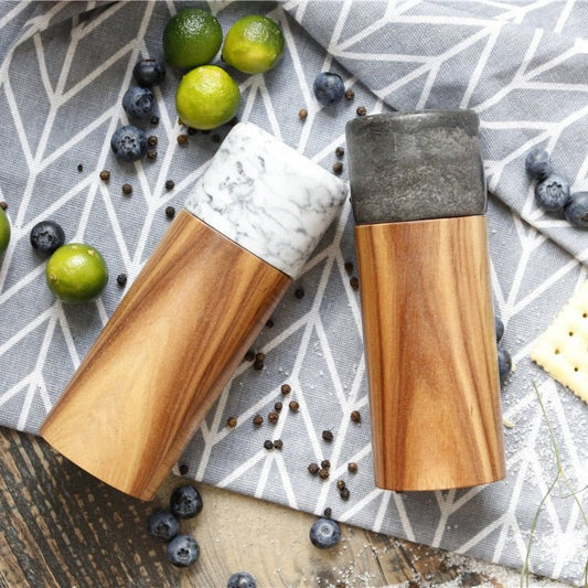 Wooden Marble Spice Spray Bottle - Jaazi Intl