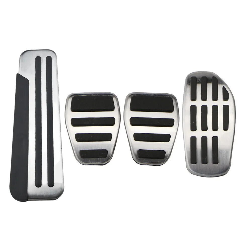 Xburstcar for Nissan Qashqai J11 2016 - 2020 Stainless Steel Auto Pedals Footrest Rest Pedal Covers Gas Fuel Brake Pedal Cover - Jaazi Intl