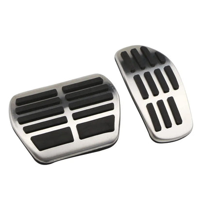 Xburstcar for Nissan Qashqai J11 2016 - 2020 Stainless Steel Auto Pedals Footrest Rest Pedal Covers Gas Fuel Brake Pedal Cover - Jaazi Intl