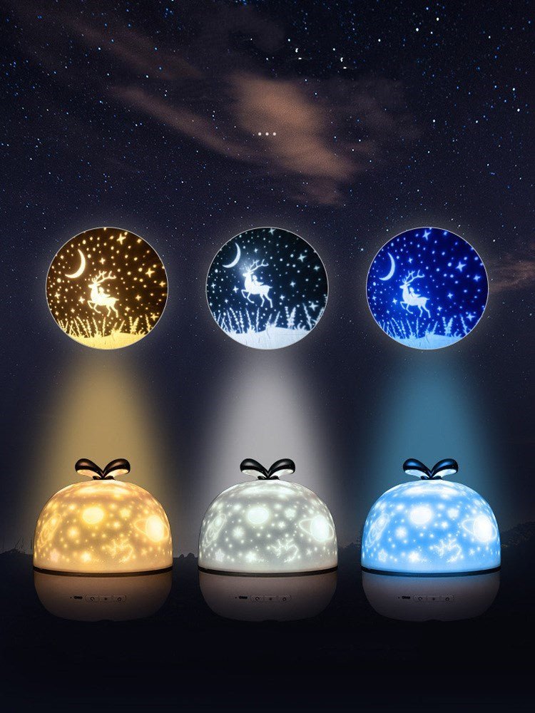 Xiaocao Projector Light Bluetooth Speaker Night Light - Jaazi Intl