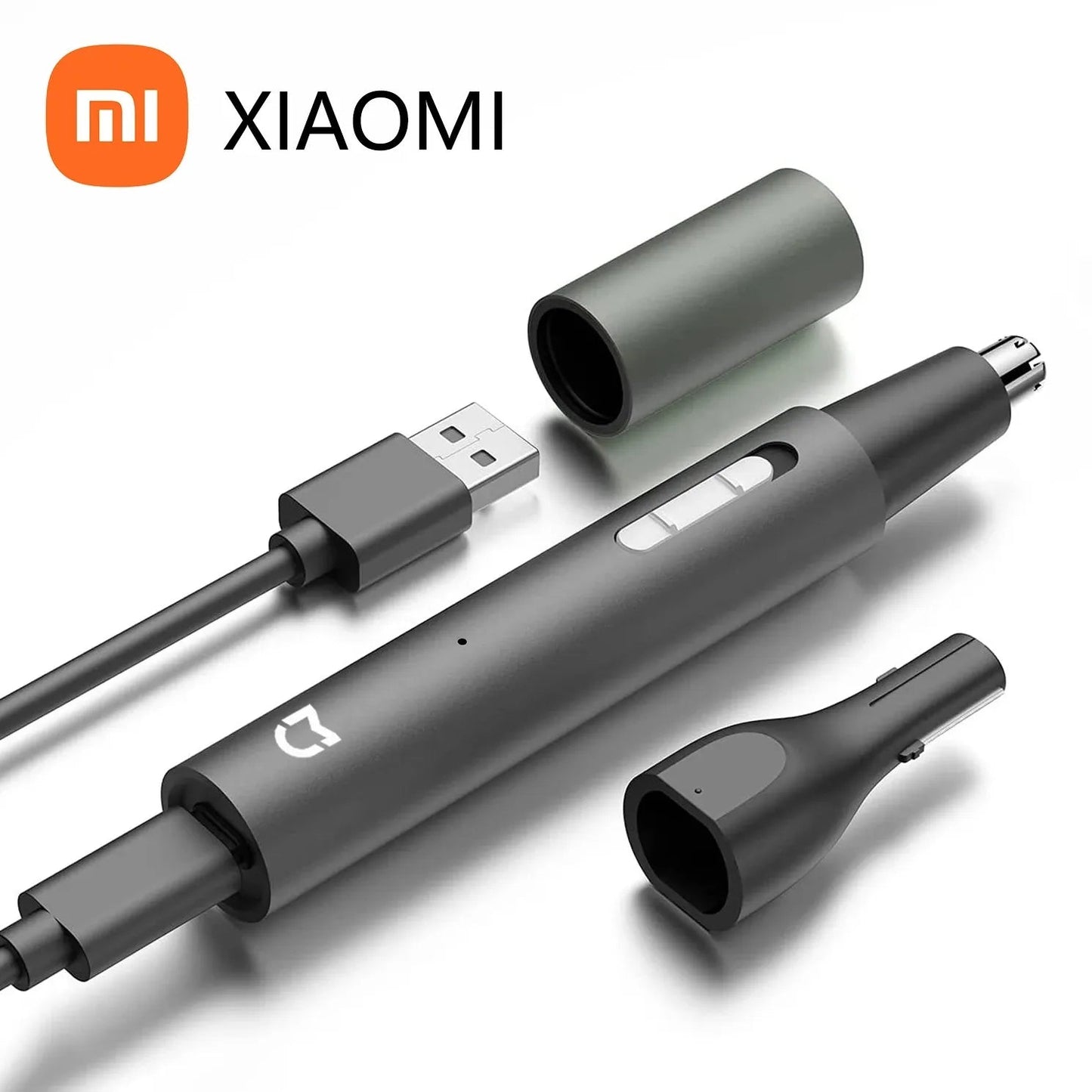 Xiaomi Mijia Electric Nose Ear Hair Trimmer for Men Painless Rechargeable Sideburns Eyebrows Beard 3 in 1 Hair Clipper Shaver - Jaazi Intl