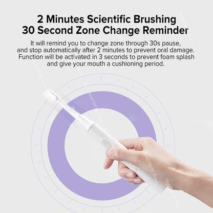 Xiaomi Mijia T100 Sonic Electric Toothbrush Adult Ultrasonic Automatic Toothbrush USB Rechargeable Waterproof Tooth Brush - Jaazi Intl