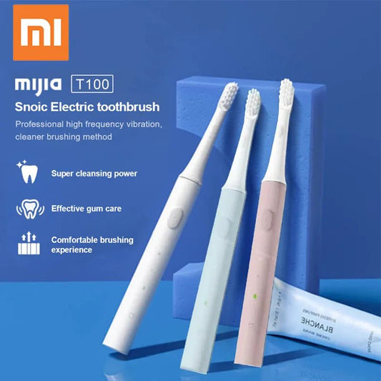 Xiaomi Mijia T100 Sonic Electric Toothbrush Adult Ultrasonic Automatic Toothbrush USB Rechargeable Waterproof Tooth Brush - Jaazi Intl