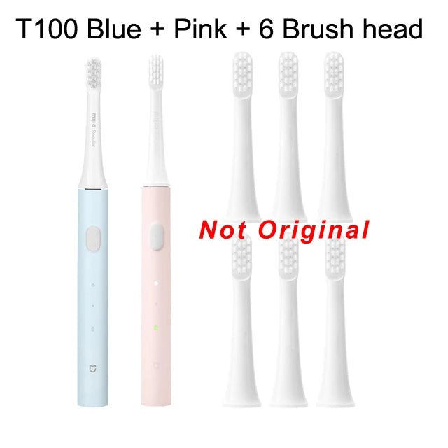 Xiaomi Mijia T100 Sonic Electric Toothbrush Cordless USB Rechargeable Toothbrush Waterproof Ultrasonic Automatic Tooth Brush - Jaazi Intl