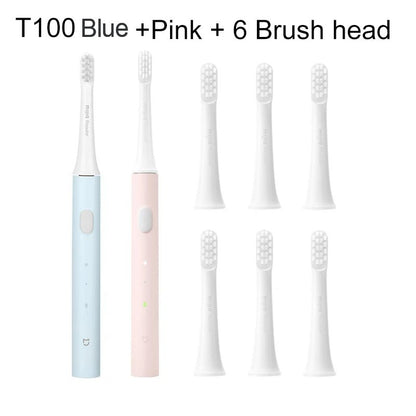 XIAOMI MIJIA T100 Sonic Electric Toothbrush Cordless USB Rechargeable Toothbrush Waterproof Ultrasonic Automatic Tooth Brush - Jaazi Intl