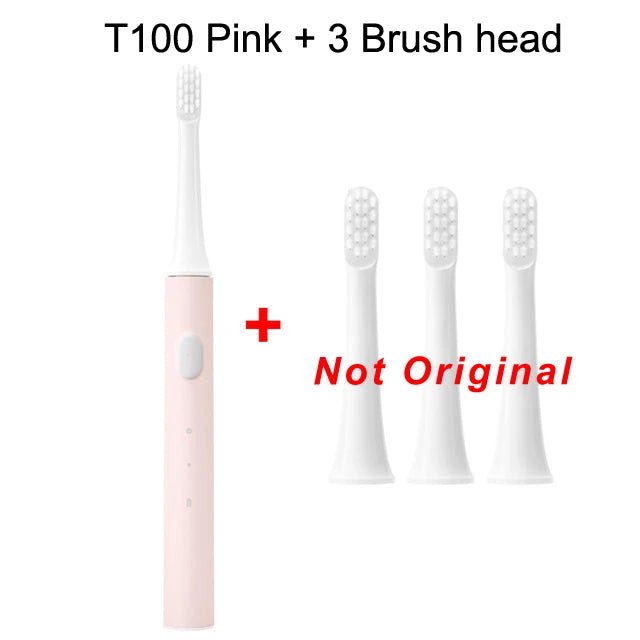 Xiaomi Mijia T100 Sonic Electric Toothbrush Cordless USB Rechargeable Toothbrush Waterproof Ultrasonic Automatic Tooth Brush - Jaazi Intl