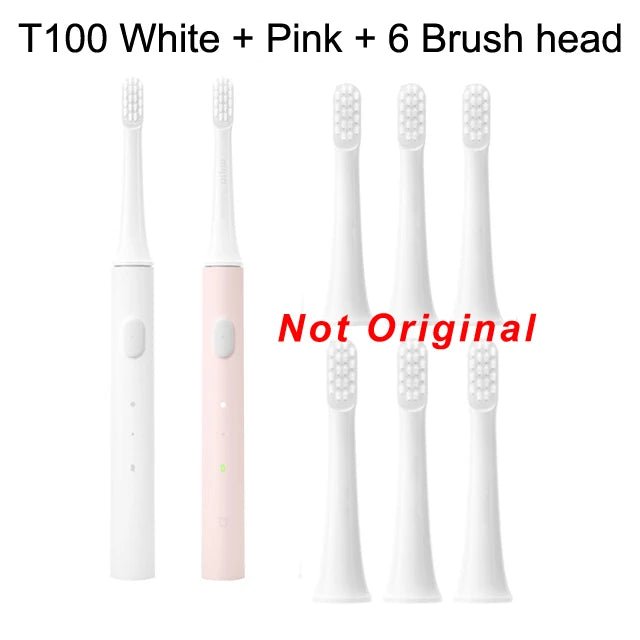 Xiaomi Mijia T100 Sonic Electric Toothbrush Cordless USB Rechargeable Toothbrush Waterproof Ultrasonic Automatic Tooth Brush - Jaazi Intl