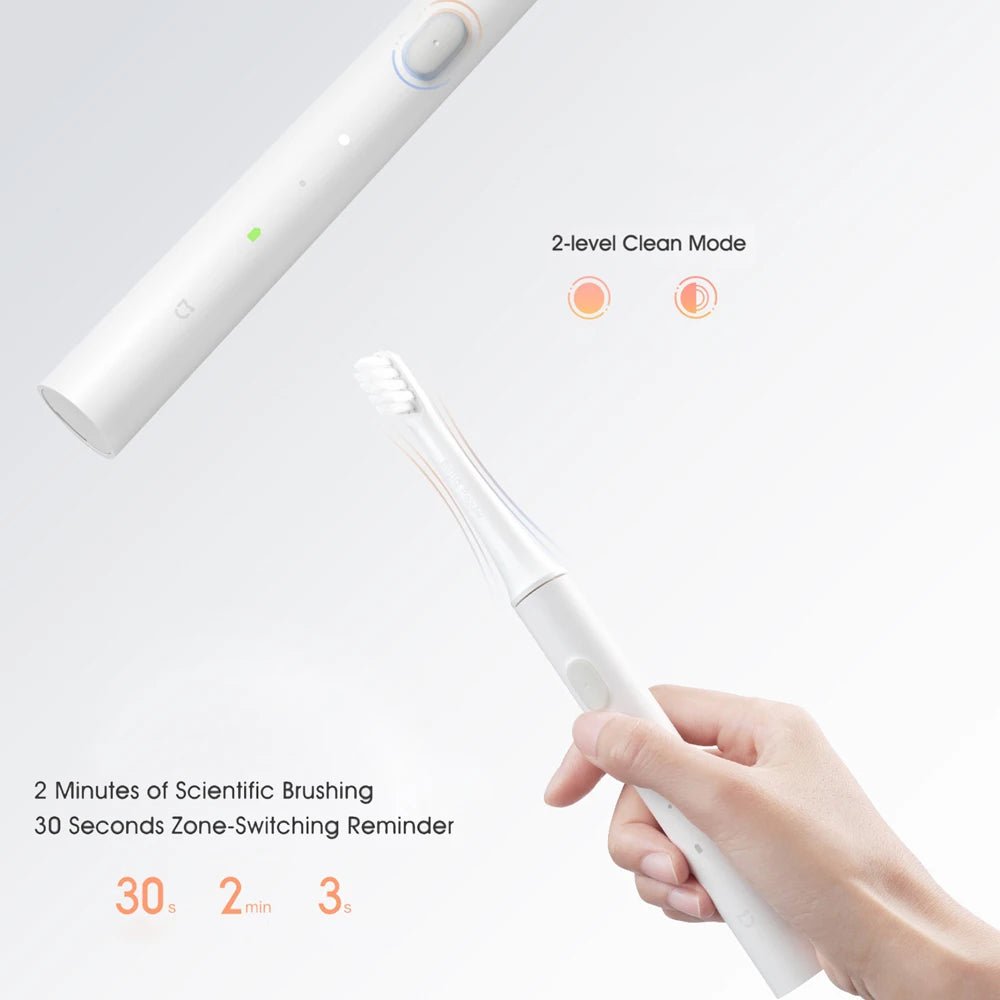 Xiaomi Mijia T100 Sonic Electric Toothbrush Cordless USB Rechargeable Toothbrush Waterproof Ultrasonic Automatic Tooth Brush - Jaazi Intl