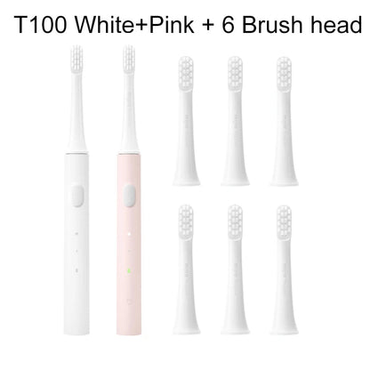 XIAOMI MIJIA T100 Sonic Electric Toothbrush Cordless USB Rechargeable Toothbrush Waterproof Ultrasonic Automatic Tooth Brush - Jaazi Intl