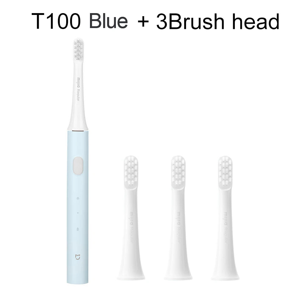 XIAOMI MIJIA T100 Sonic Electric Toothbrush Cordless USB Rechargeable Toothbrush Waterproof Ultrasonic Automatic Tooth Brush - Jaazi Intl