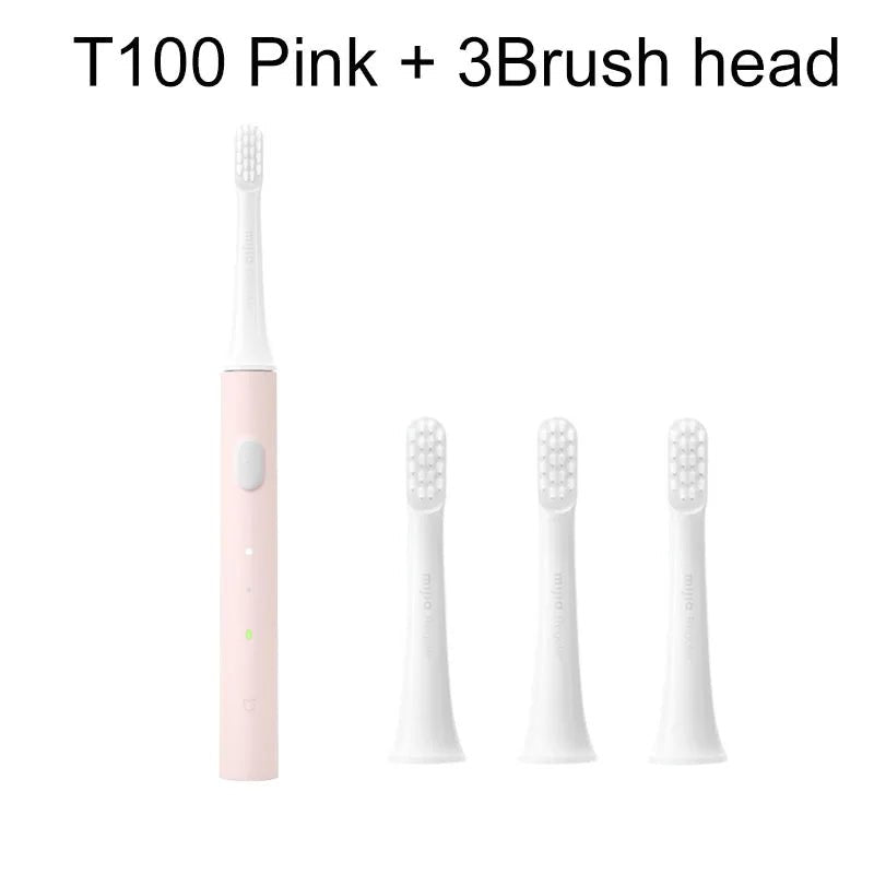 XIAOMI MIJIA T100 Sonic Electric Toothbrush Cordless USB Rechargeable Toothbrush Waterproof Ultrasonic Automatic Tooth Brush - Jaazi Intl