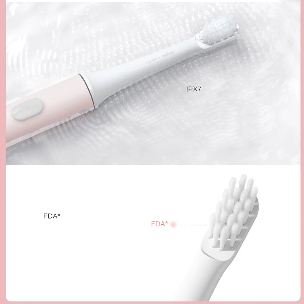 Xiaomi Mijia T100 Sonic Electric Toothbrush Cordless USB Rechargeable Toothbrush Waterproof Ultrasonic Automatic Tooth Brush - Jaazi Intl