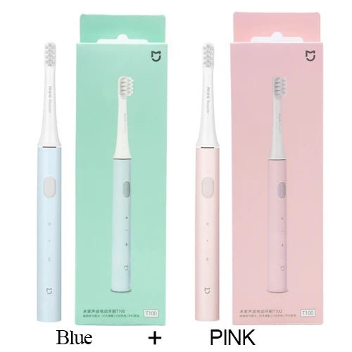 Xiaomi Mijia T100 Sonic Electric Toothbrush Mi Smart Tooth Brush Colorful USB Rechargeable IPX7 Waterproof For Toothbrushes head - Jaazi Intl