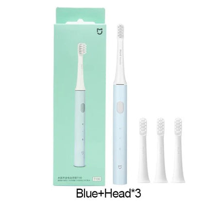 Xiaomi Mijia T100 Sonic Electric Toothbrush Mi Smart Tooth Brush Colorful USB Rechargeable IPX7 Waterproof For Toothbrushes head - Jaazi Intl