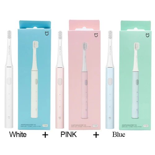 Xiaomi Mijia T100 Sonic Electric Toothbrush Mi Smart Tooth Brush Colorful USB Rechargeable IPX7 Waterproof For Toothbrushes head - Jaazi Intl