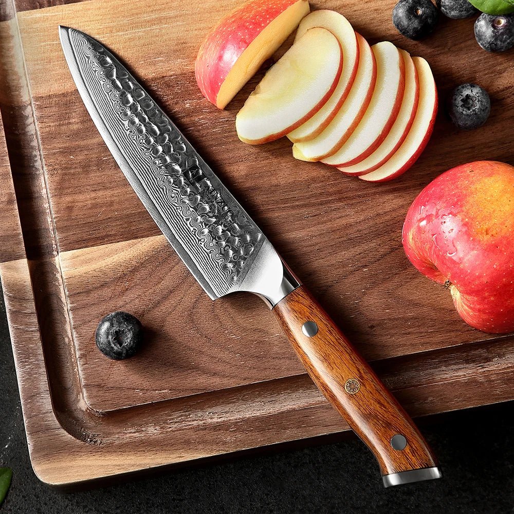 XINZUO 5" Utility Knife 67 Layers VG10 Damascus Stainless Steel Japan Chef Knife Kitchen Cook Knives Best Quality - Jaazi Intl