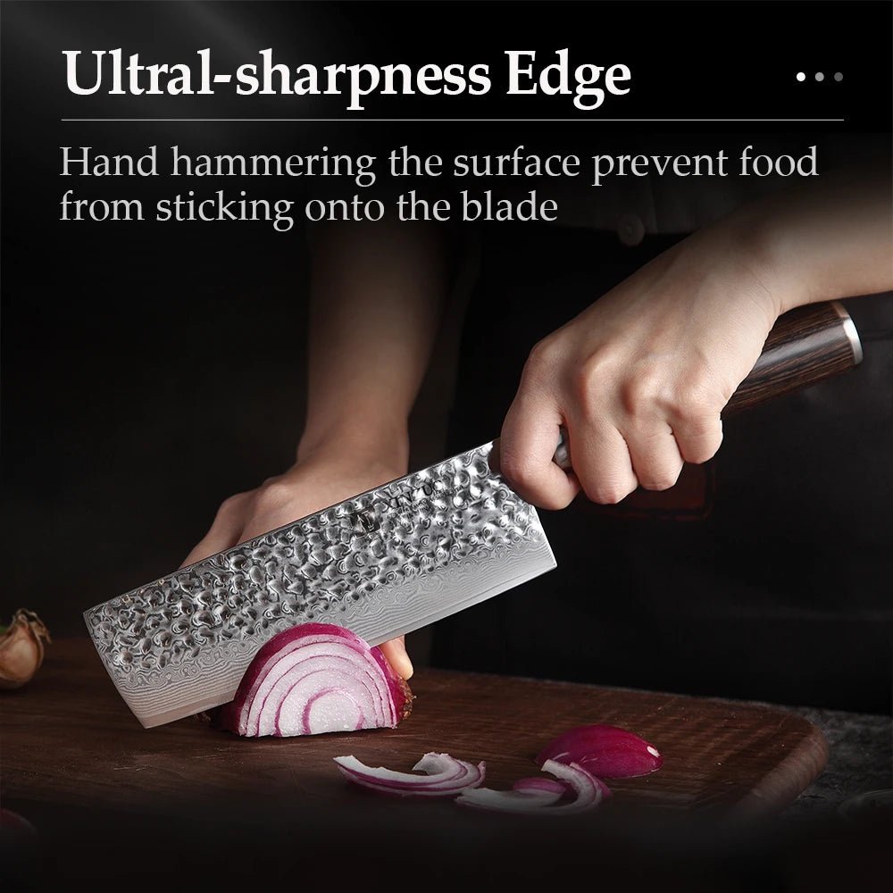 XINZUO 6.8 inch Slicing Knife 67 layer Damascus Stainless Steel Kitchen Knife Hot Selling Home Chef Knife Pakkawood Handle - Jaazi Intl