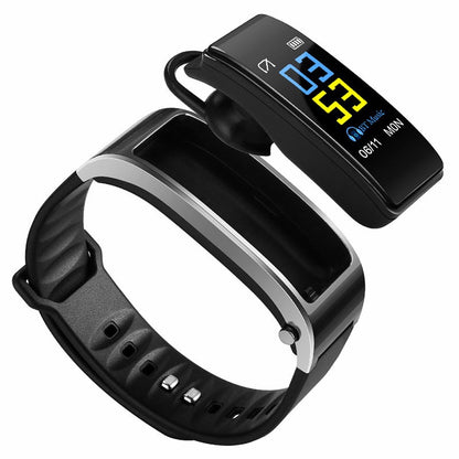 Y3 PLUS Bluetooth Headset Smart Bracelet 2 in 1 watch with earbuds Wristband health monitoring Sports Earphone and Mic - Jaazi Intl