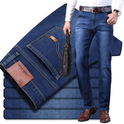 YAPU 2021 NEW Jeans Men Elastic Waist Skinny Jeans Men 2020 Stretch Ripped Pants Streetwear Mens Denim Jeans Blue - Jaazi Intl