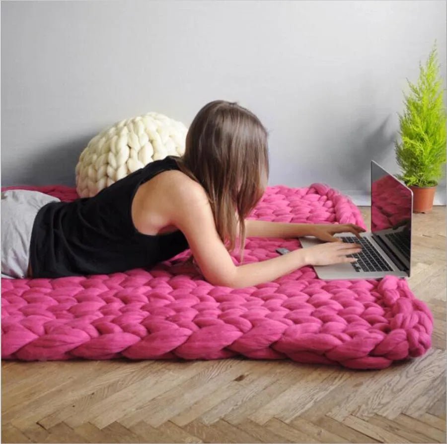 Zen Weighted Knitted Blanket - Jaazi Intl