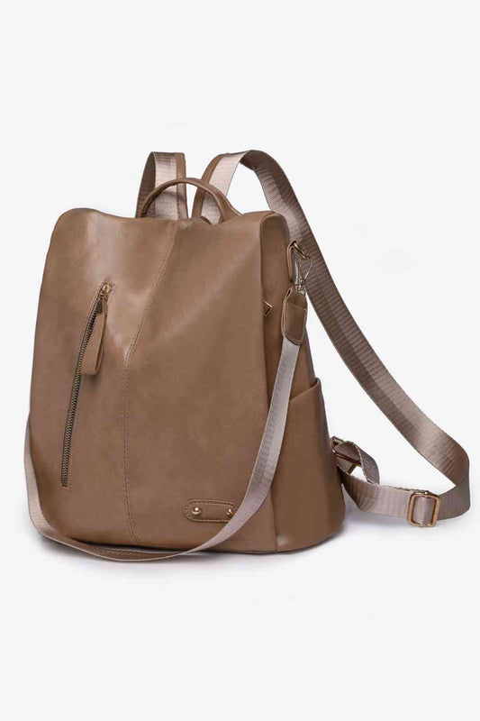 Zipper Pocket Backpack - Jaazi Intl