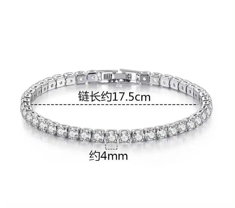 Zircon Tennis Bracelet - Jaazi Intl