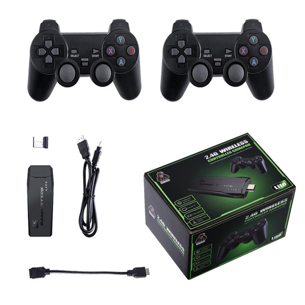 Video Game Console Double Wireless Controller