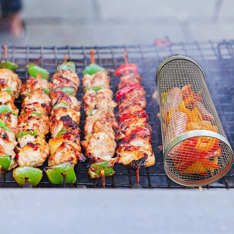 Panier à grillades en acier inoxydable