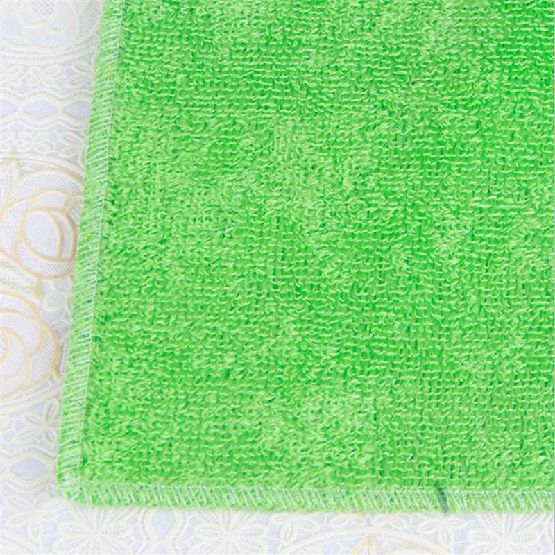 10 Pcs New Arrival Kitchen Cleaner wipping rags efficient Bamboo Fiber Cleaning Cloth home washing dish Cloth - Jaazi Intl