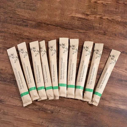 10 Piece Soft Bristles Bamboo Toothbrush Eco Friendly Vegan Tooth Brush Escova De Dente Cepillo De Dientes Bambu Brosse A Dent - Jaazi Intl