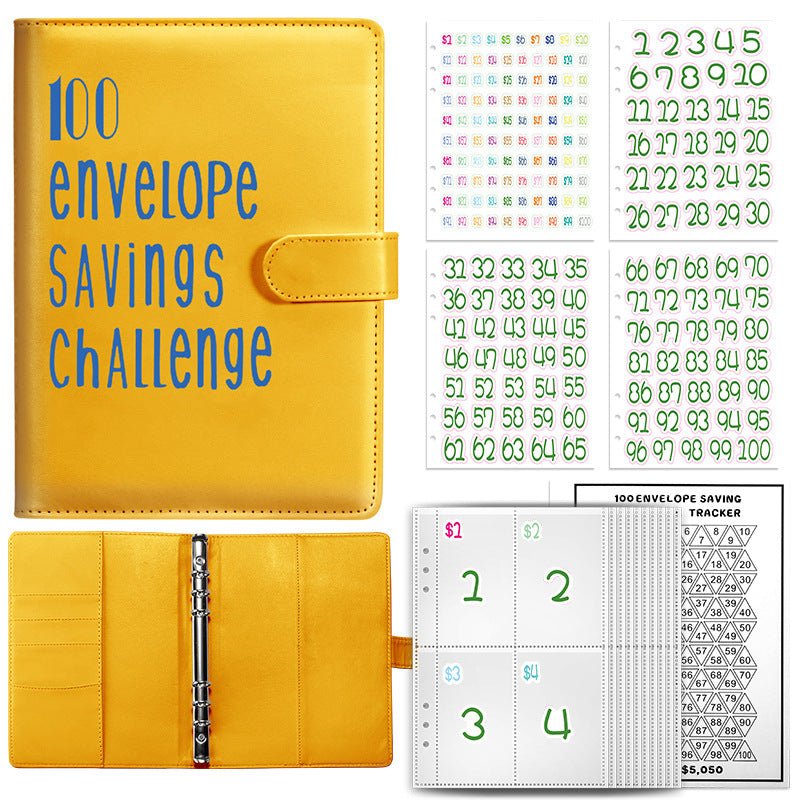 100 Days Couple Challenge Cash Envelope Budget Deposit And Savings Copies - Jaazi Intl