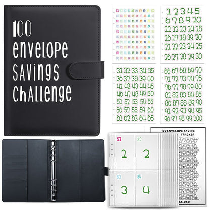 100 Days Couple Challenge Cash Envelope Budget Deposit And Savings Copies - Jaazi Intl