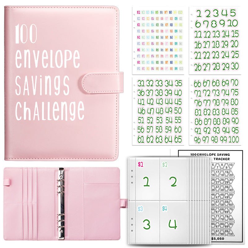 100 Days Couple Challenge Cash Envelope Budget Deposit And Savings Copies - Jaazi Intl