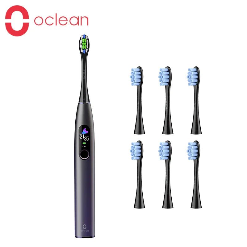 100% Original Oclean X Pro Sonic Electric Toothbrush IPX7 Waterproof Tooth Brush 4 Brushing Modes Rechargeable Touch Screen - Jaazi Intl