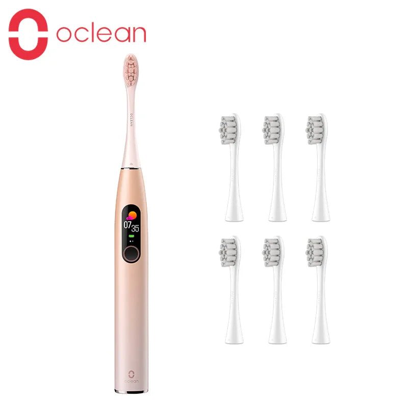 100% Original Oclean X Pro Sonic Electric Toothbrush IPX7 Waterproof Tooth Brush 4 Brushing Modes Rechargeable Touch Screen - Jaazi Intl