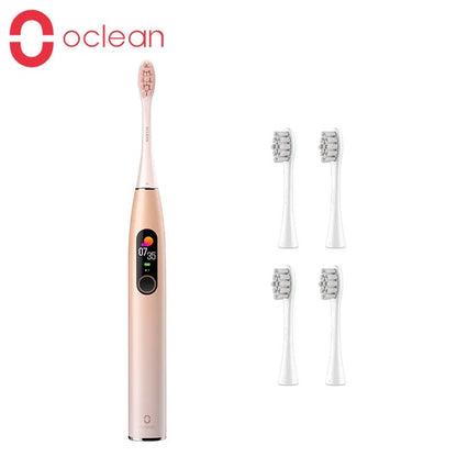 100% Original Oclean X Pro Sonic Electric Toothbrush IPX7 Waterproof Tooth Brush 4 Brushing Modes Rechargeable Touch Screen - Jaazi Intl