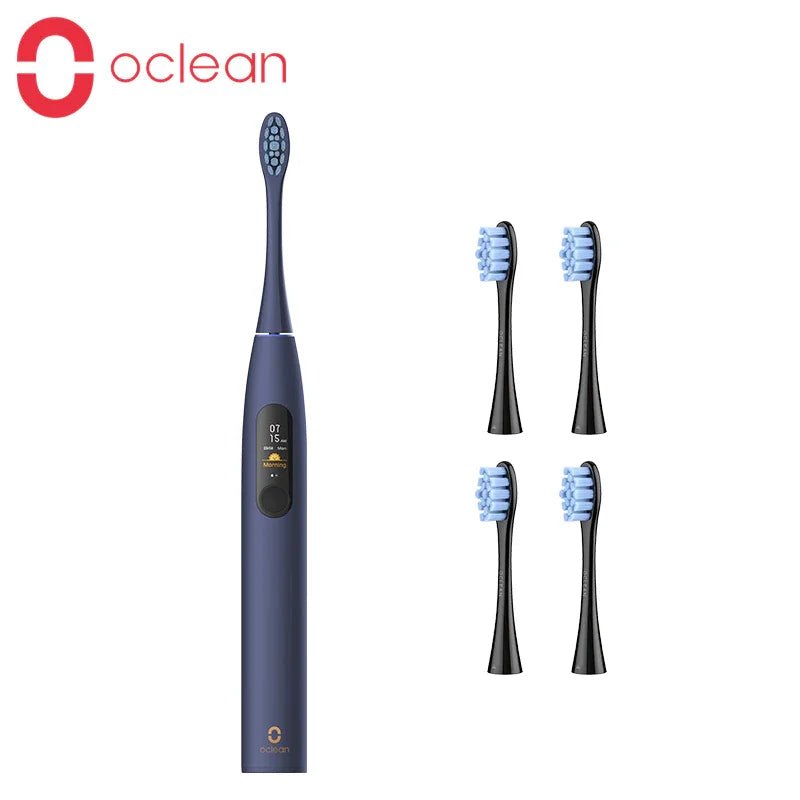 100% Original Oclean X Pro Sonic Electric Toothbrush IPX7 Waterproof Tooth Brush 4 Brushing Modes Rechargeable Touch Screen - Jaazi Intl