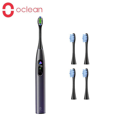 100% Original Oclean X Pro Sonic Electric Toothbrush IPX7 Waterproof Tooth Brush 4 Brushing Modes Rechargeable Touch Screen - Jaazi Intl