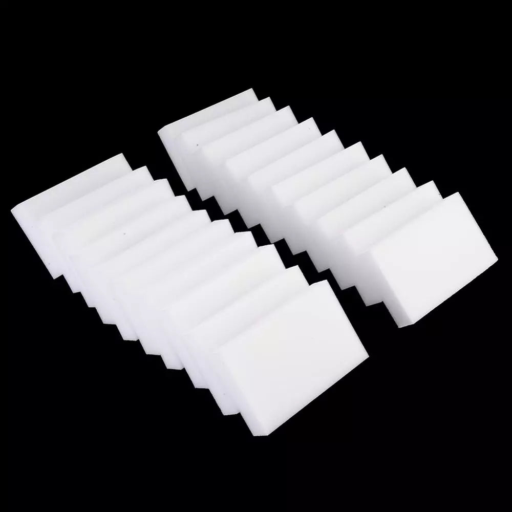 10/20 PCS White Magic Sponge Eraser Melamine Cleaner Multi-Functional Kitchen Bathroom Cleaning Tools Sponge 100*58*20mm - Jaazi Intl