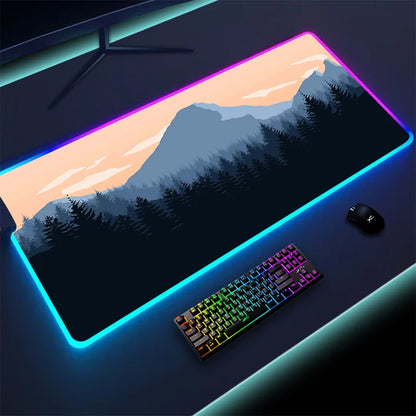 Luminous LED Lighting Mouse Pad