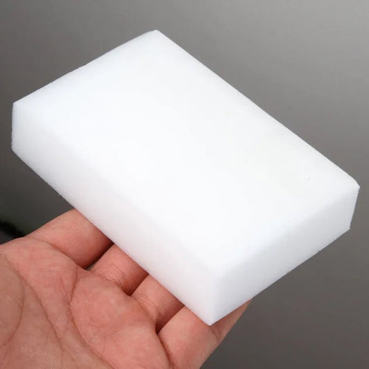 10PC* Melamine Sponge White Magic Sponge Eraser Melamine Cleaner Multi-Functional Eco-Friendly Kitchen 100*60*20mm - Jaazi Intl